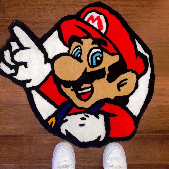 Custom Tuft Mario Rug - Picture 3 of 3